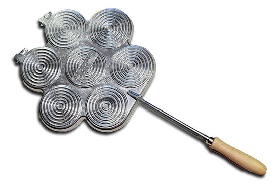 Aluminium Tigelliera / Crescentine Iron for Tigelle