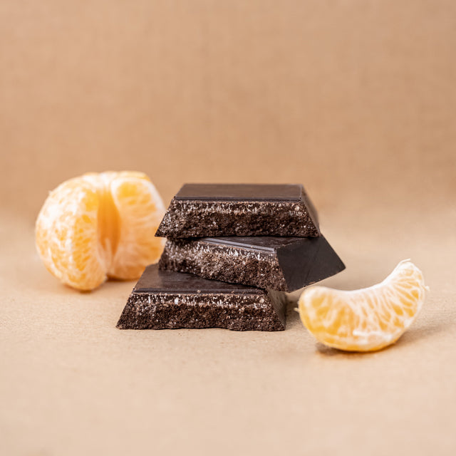 Ciokarrua Tangerine Peel Organic Chocolate of Modica 68g