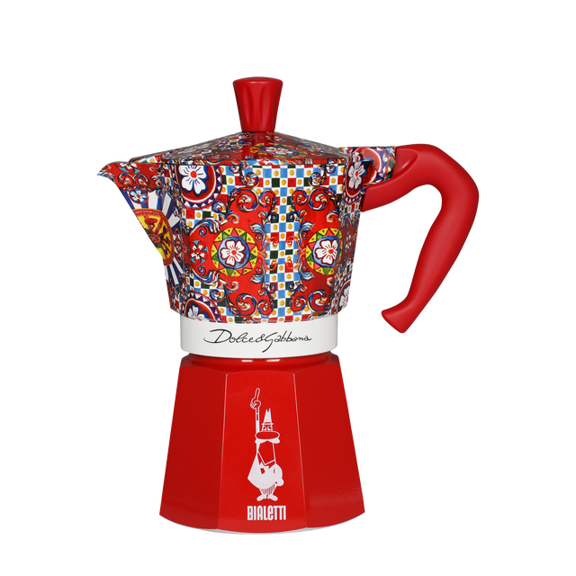 Bialetti Dolce & Gabbana Moka Express Sicilian Cart Stovetop Coffee Maker