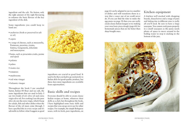 Classic Italian Recipes: 75 signature dishes by Anna Del Conte Hardback Book