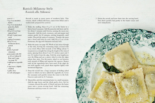 Classic Italian Recipes: 75 signature dishes by Anna Del Conte Hardback Book