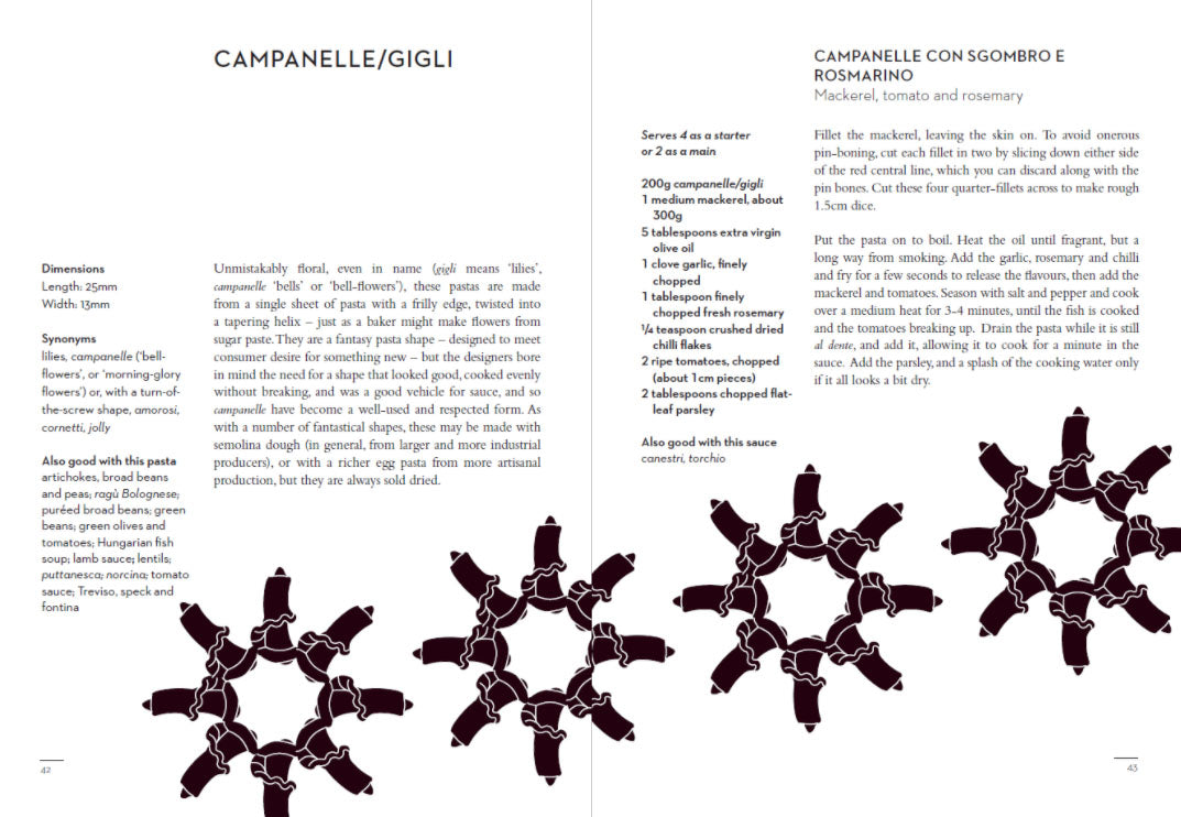 The Geometry of Pasta: The A-Z of Pasta with 100 authentic recipes by Caz Hildebrand & Jacob Kenedy Hardback Book