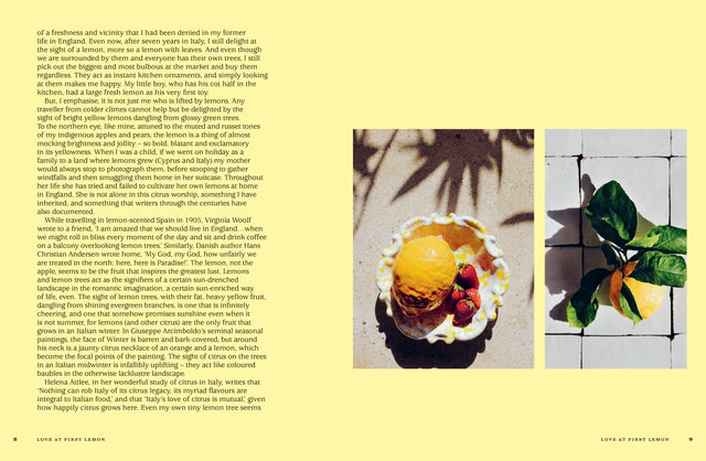 For the Love of Lemons: Italian-Inspired, Sweet and Savoury Recipes by Letitia Clark Hardback Book