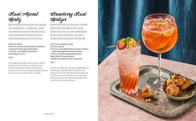 Aperitivo: Spritz in style with over 80 recipes for Italian cocktails & bar bites Hardback Book
