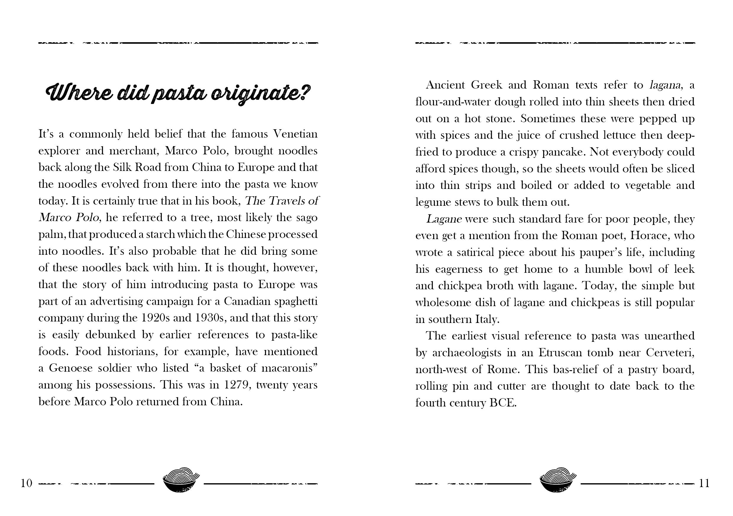 The Little Book of Pasta by Rufus Cavendish Paperback Book