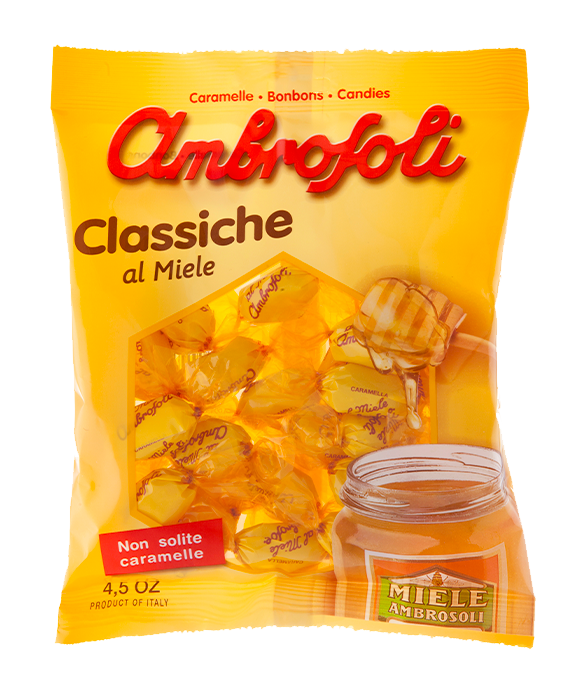 Ambrosoli Honey Filled Hard Candy Sweets 135g