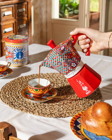 Bialetti Dolce & Gabbana Moka Express Sicilian Cart Stovetop Coffee Maker