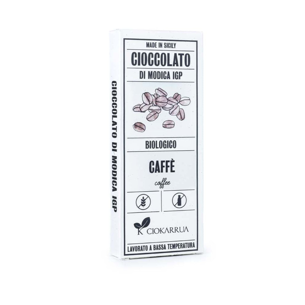 Ciokarrua Coffee Organic Chocolate of Modica 68g