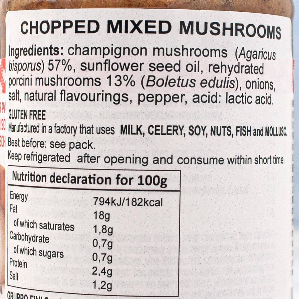 Le Conserve della Nonna 'Trito ai Funghi' Chopped Mushroom Pate or Spread 190g