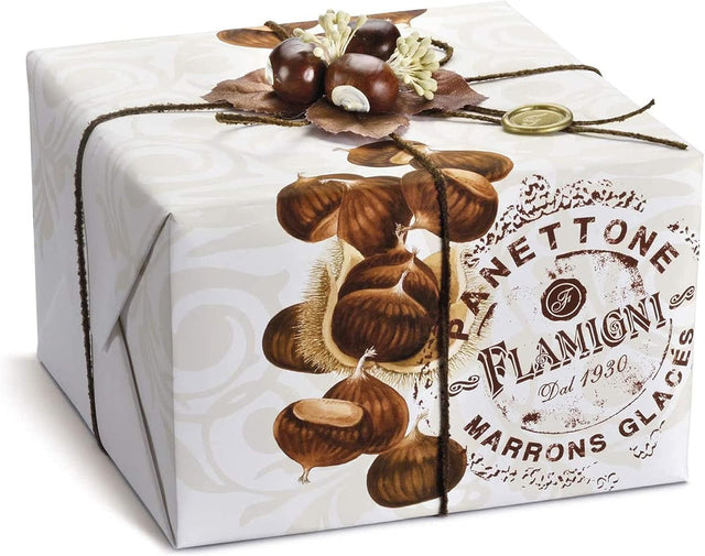 Flamigni Sweet Chestnut Panettone Marron Glaces 1kg