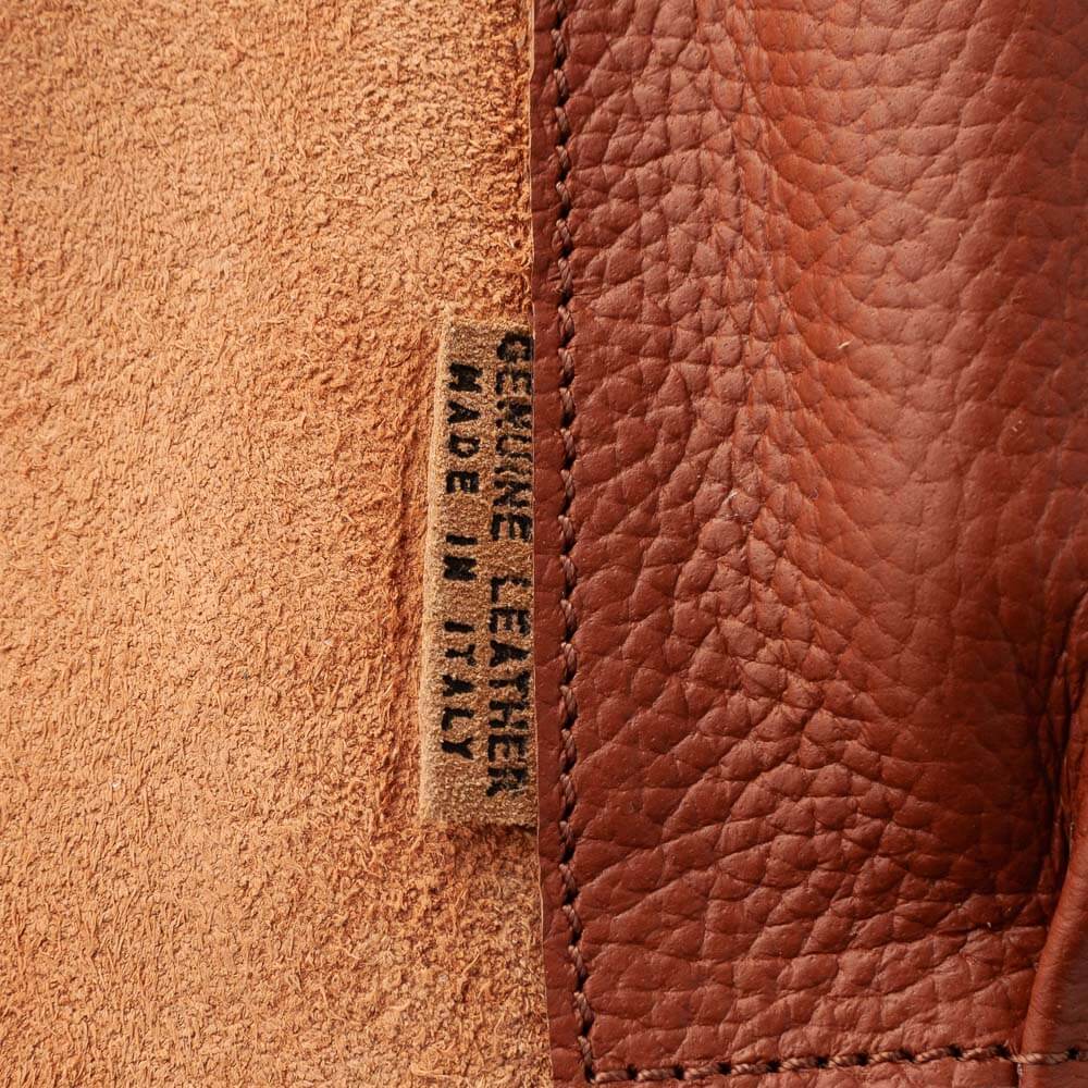 Soft Brown Leather Knife Roll 5 Pocket