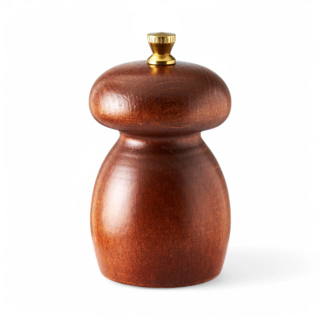 Tre Spade 'Fungotto' Mushroom Shaped Wooden Pepper Mill