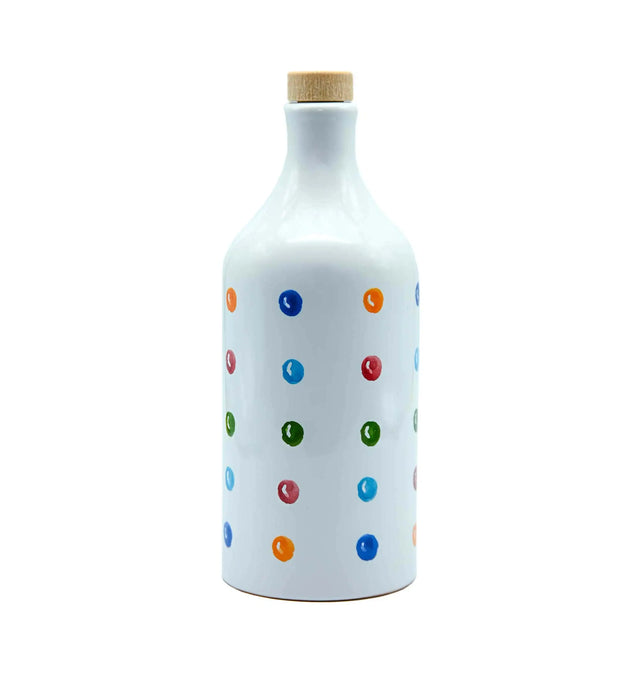 Frantoio Muraglia Pois Ceramic Bottle Intense Fruity Coratina Extra Virgin Olive Oil 500ml