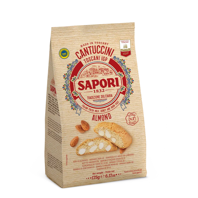 Sapori 1832 Almond Cantuccini Toscani IGP Biscuits 175g bag