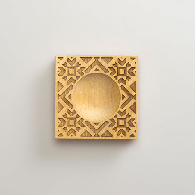 Wooden Single Large Ravioli 'Nordic' Pasta Mould