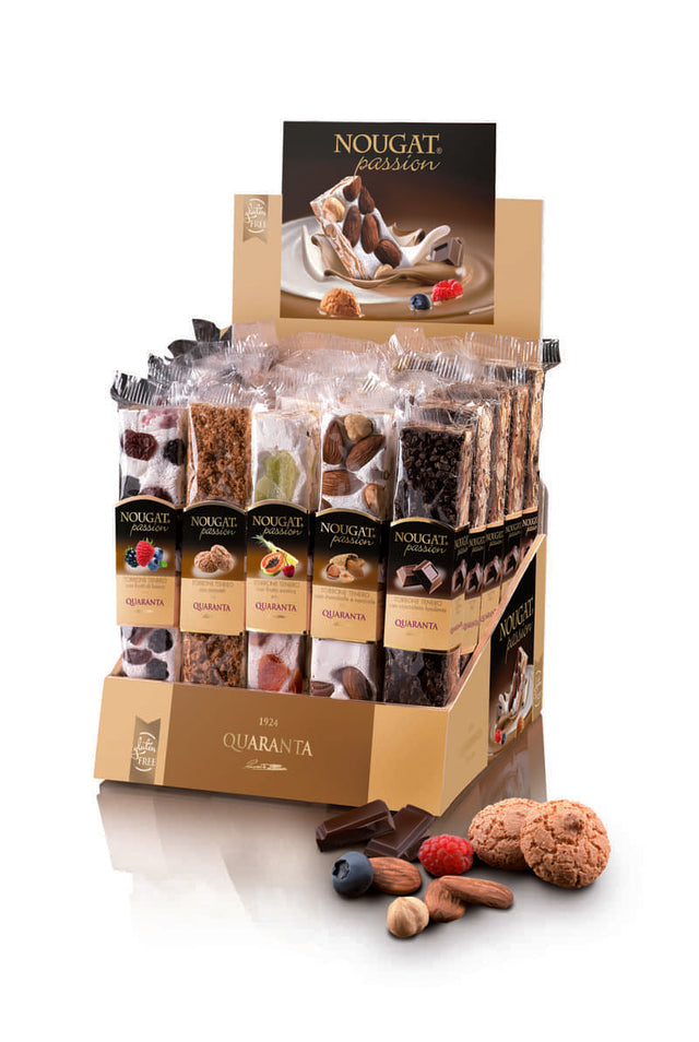 Quaranta Torrone Soft Nougat Bars Assortment 100g