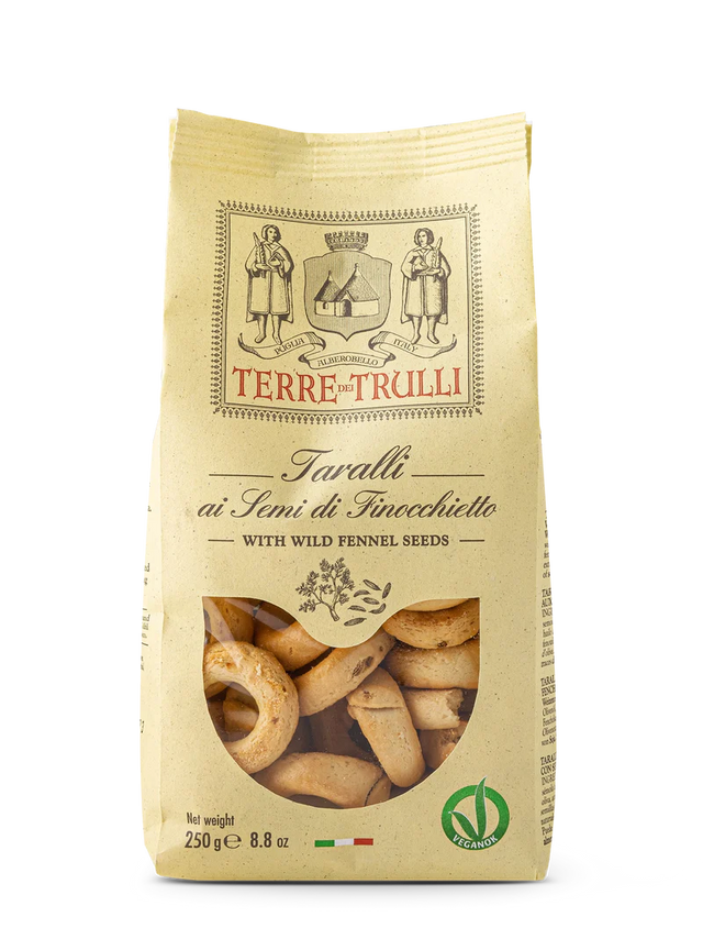 Terre Dei Trulli Taralli with Wild Fennel Seeds 250g