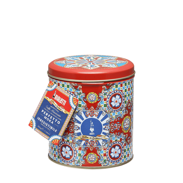Bialetti Dolce & Gabbana Sicilian Cart Perfetto Moka Irresistibile Ground Coffee 200g Tin