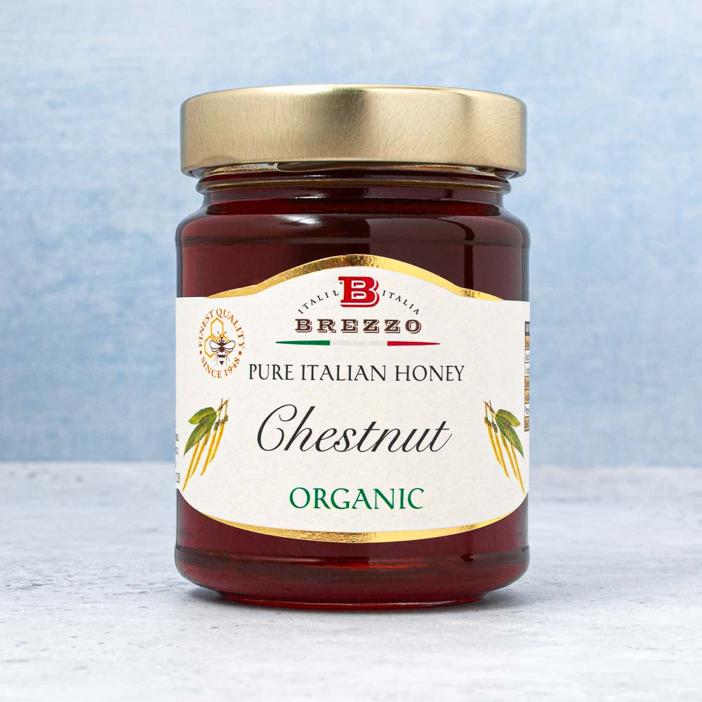 Brezzo Chestnut Pure Italian Honey Organic 350g