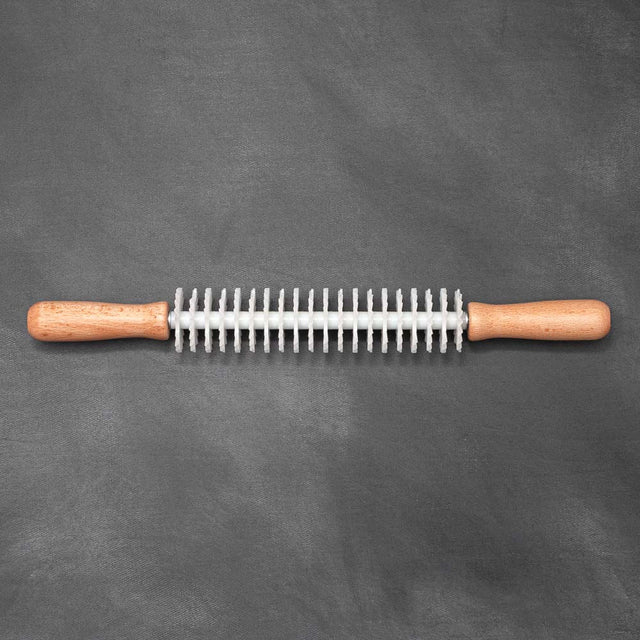 Crostata Tart Lattice Pastry Cutter Rolling Pin with Plastic Blades