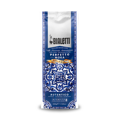 Bialetti Dolce & Gabbana Blue Mediterranean Perfetto Moka Autentico Ground Coffee 200g Refill Bag