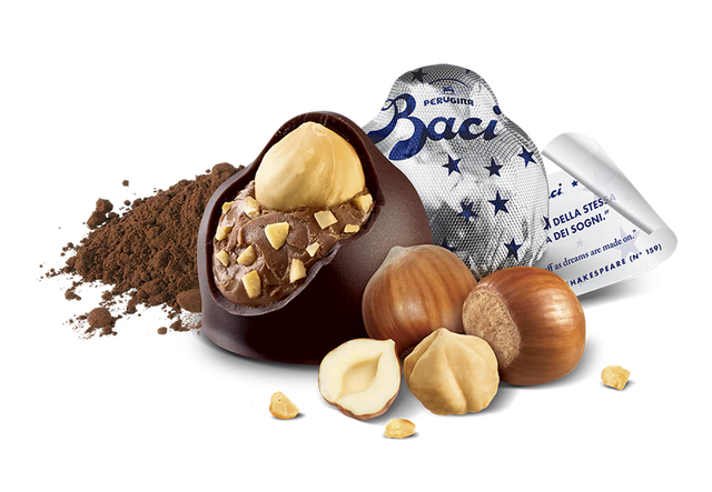 Perugina Baci Original Dark Chocolate 3pcs tube 37.5g