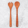 Italian Cherry wood salad servers
