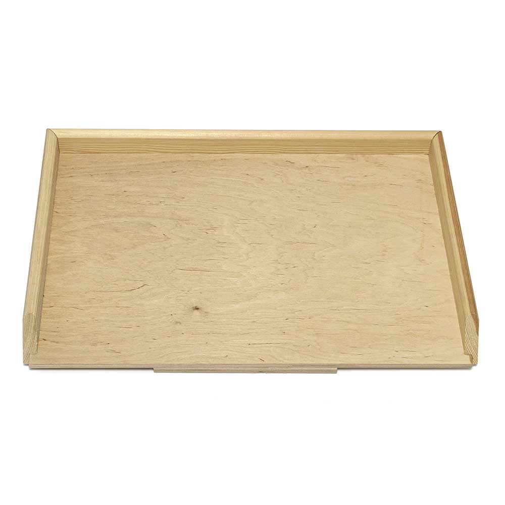 Wooden Pastry Board with lip & side rails 60 x 40cm