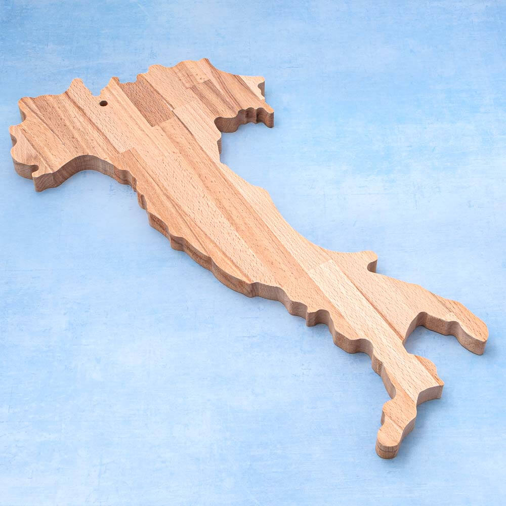 Mainland Italy Shaped Wooden Chopping / Serving Board 50cm