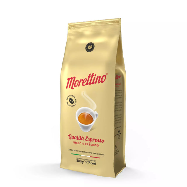 Morettino Qualità Espresso Whole Bean Coffee 500g