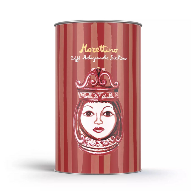 Morettino 'La Fanciulla' The Maiden Ground Coffee Tin 125g