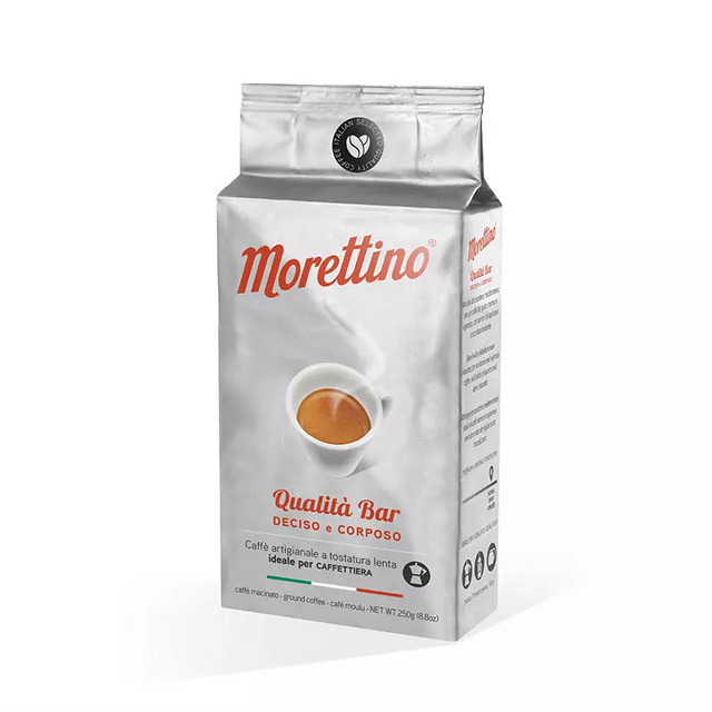 Morettino Qualità Bar Ground Coffee Bag 250g