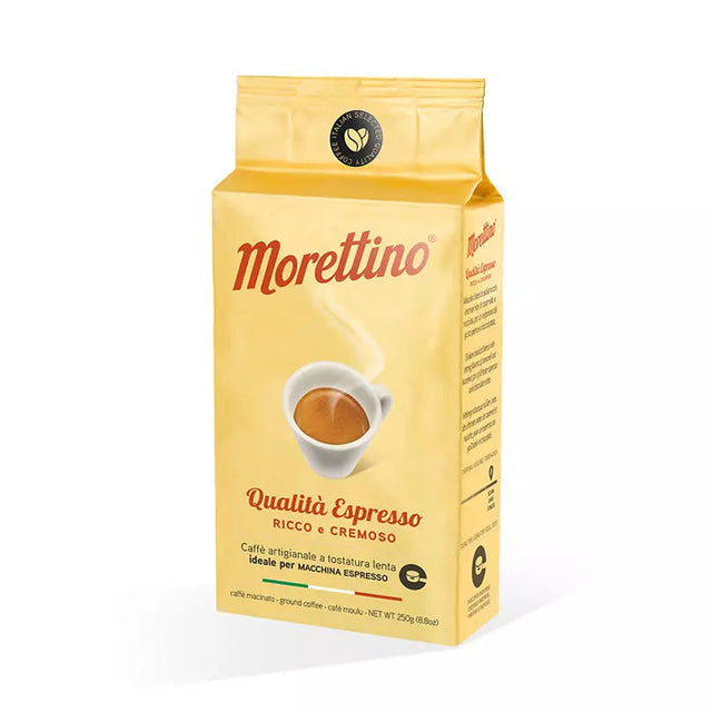 Morettino Qualità Espresso Ground Coffee for Espresso Machines 250g