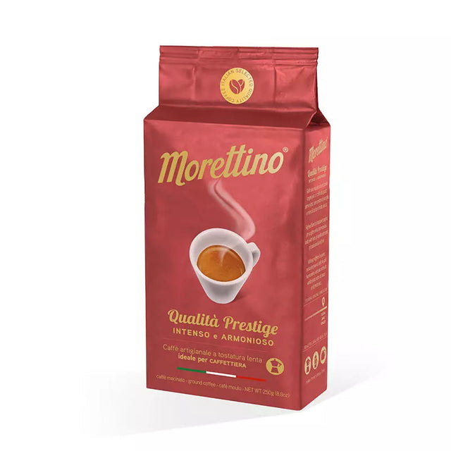 Morettino Qualità Prestige Ground Coffee Bag 250g