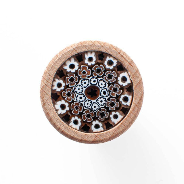 Murano Glass Millefiori Bottle Stopper / T shaped Cork 19mm