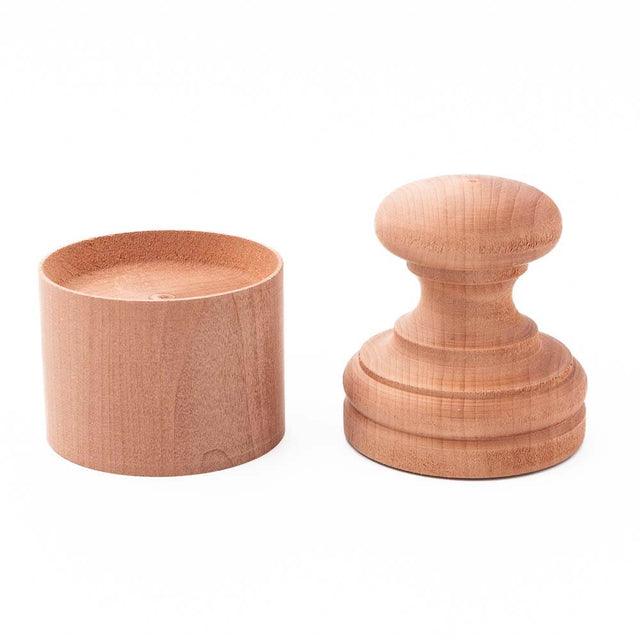 Pearwood 'Alpine Star Flower' Edelweiss Corzetti Stamp / Press Mould