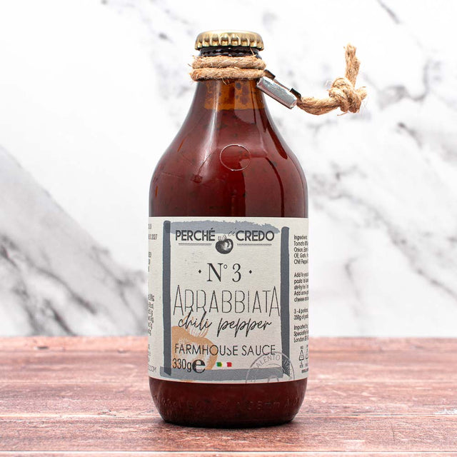 Perche ci Credo Arrabbiata Chili Pepper No.3 Farmhouse Pasta Sauce 330g