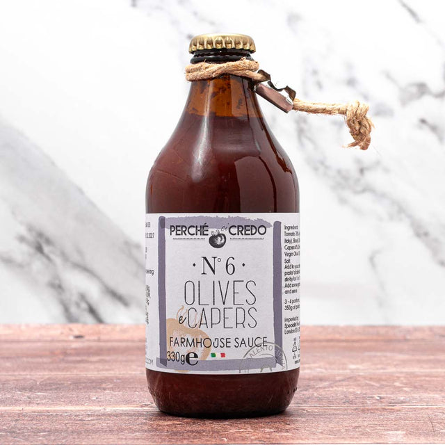 Perche ci Credo Olive & Capers No.6 Farmhouse Pasta Sauce 330g