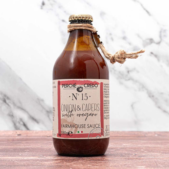 Perche ci Credo 'Neapolitan' Onion & Capers with Oregano No.15 Farmhouse Pasta Sauce 330g