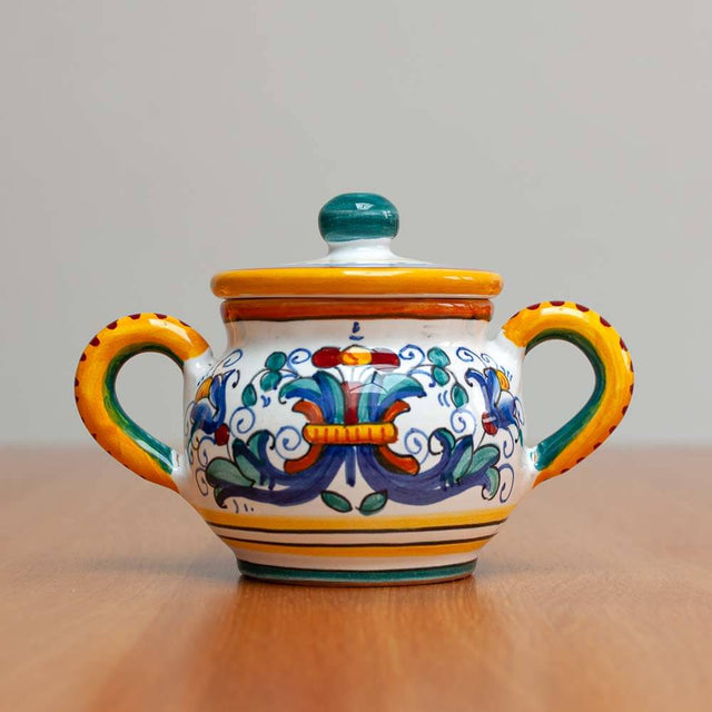 Ricco Deruta Maiolica Sugar Bowl