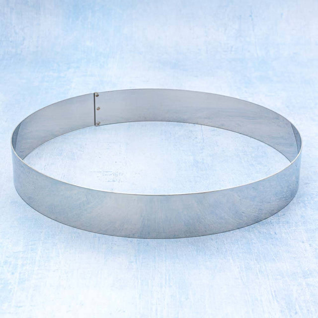 Stainless Steel Short Pastry Hoop / Cake Ring W28cm x H4cm