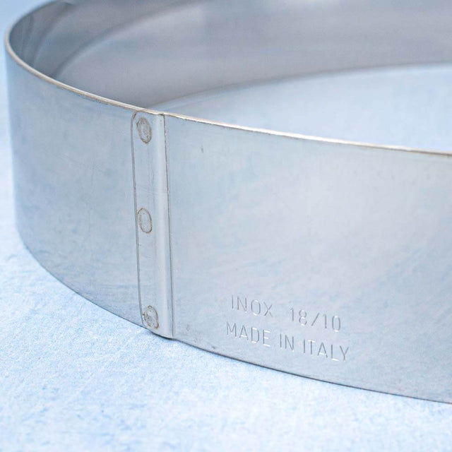 Stainless Steel Short Pastry Hoop / Cake Ring W28cm x H4cm