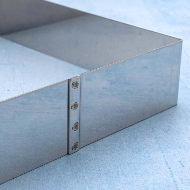 Stainless Steel Square Pastry / Cake / Tart Ring W20cm x H4.5cm