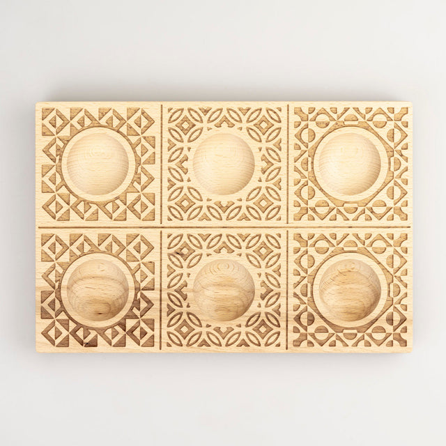Wooden Ravioli Tray 'Deco' Pasta Mould