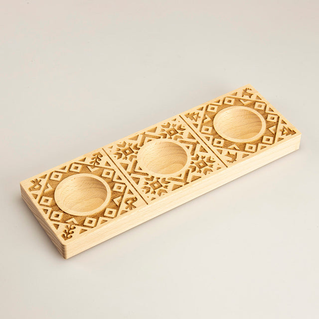 Wooden Ravioli Tray 'Nordic' Pasta Mould