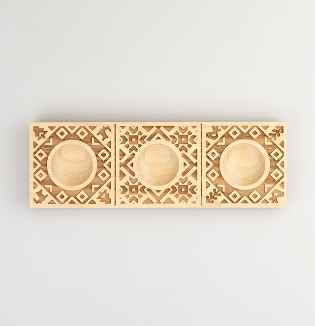 Wooden Ravioli Tray 'Nordic' Pasta Mould