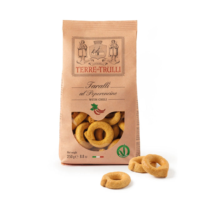 Terre Dei Trulli Taralli with Chili / Peperonciono 250g