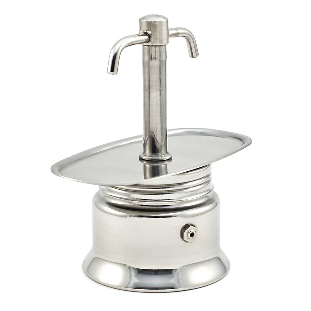 2 Cup Italian Espresso Maker for Hob Self Dispensing Moka