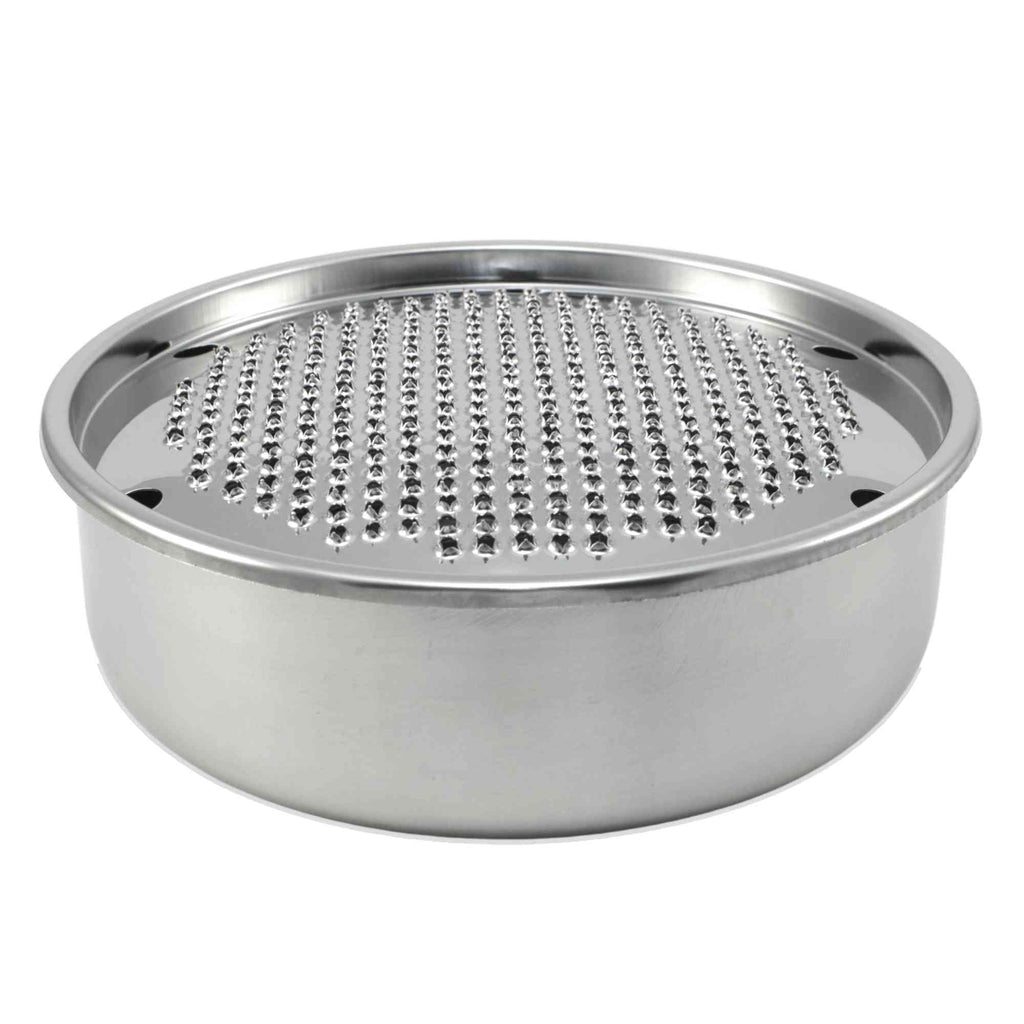 Round bowl stainless steel parmesan cheese grater