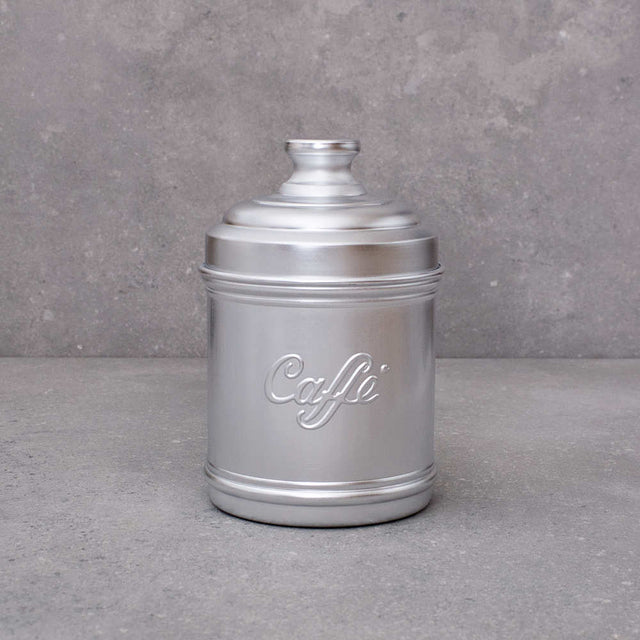 Small Aluminium Dried Food Storage Canister H16 x W10cm